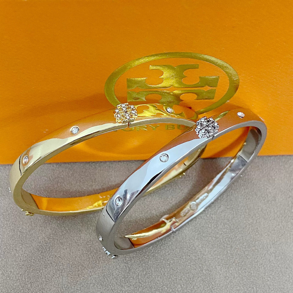 Tory Burch Rhinestone Letter Bracelet